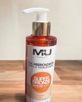 Olio abbronzante cocco e betacarotene linea super bronze