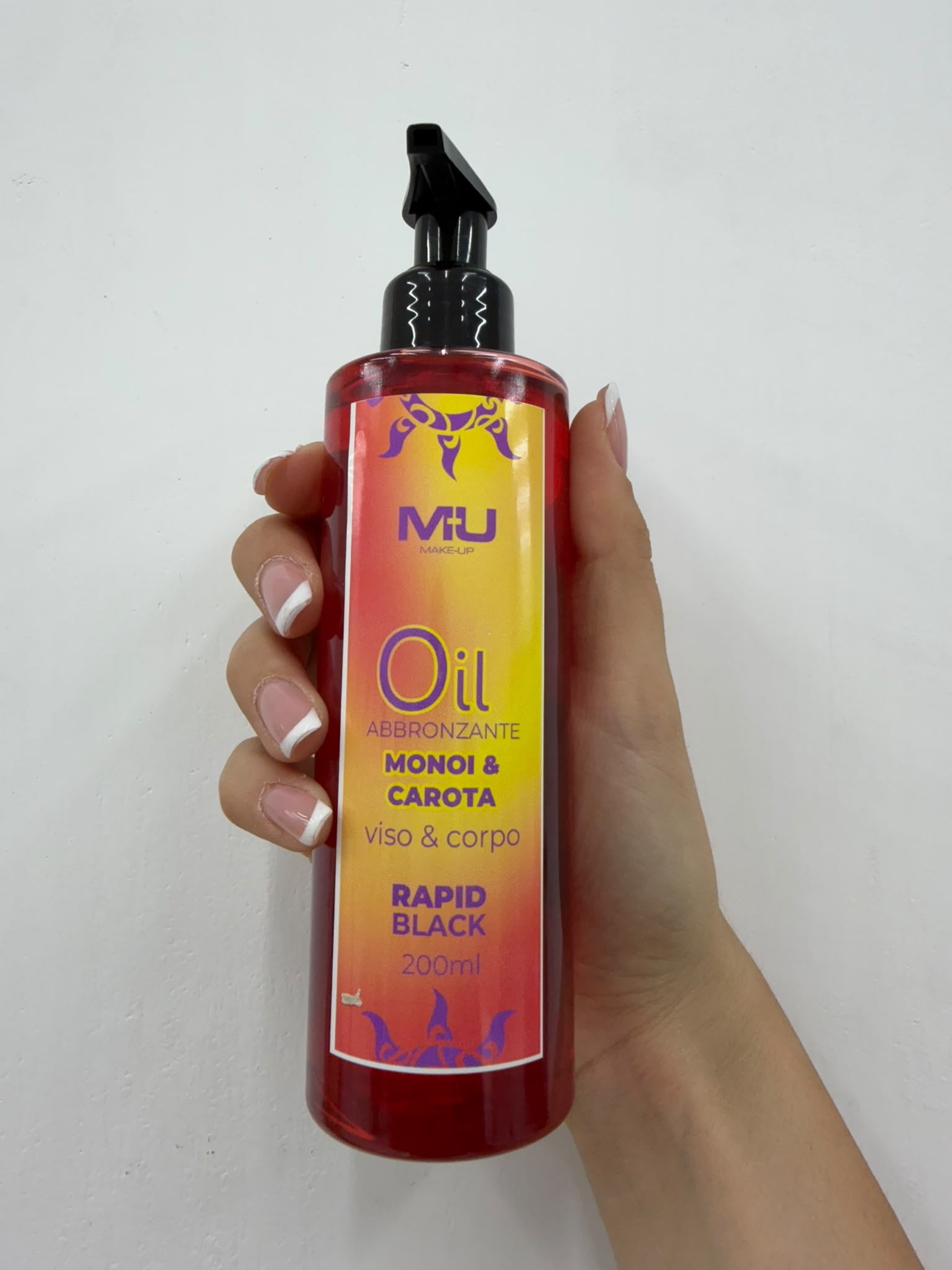Olio Abbronzante Viso & Corpo RAPID Black